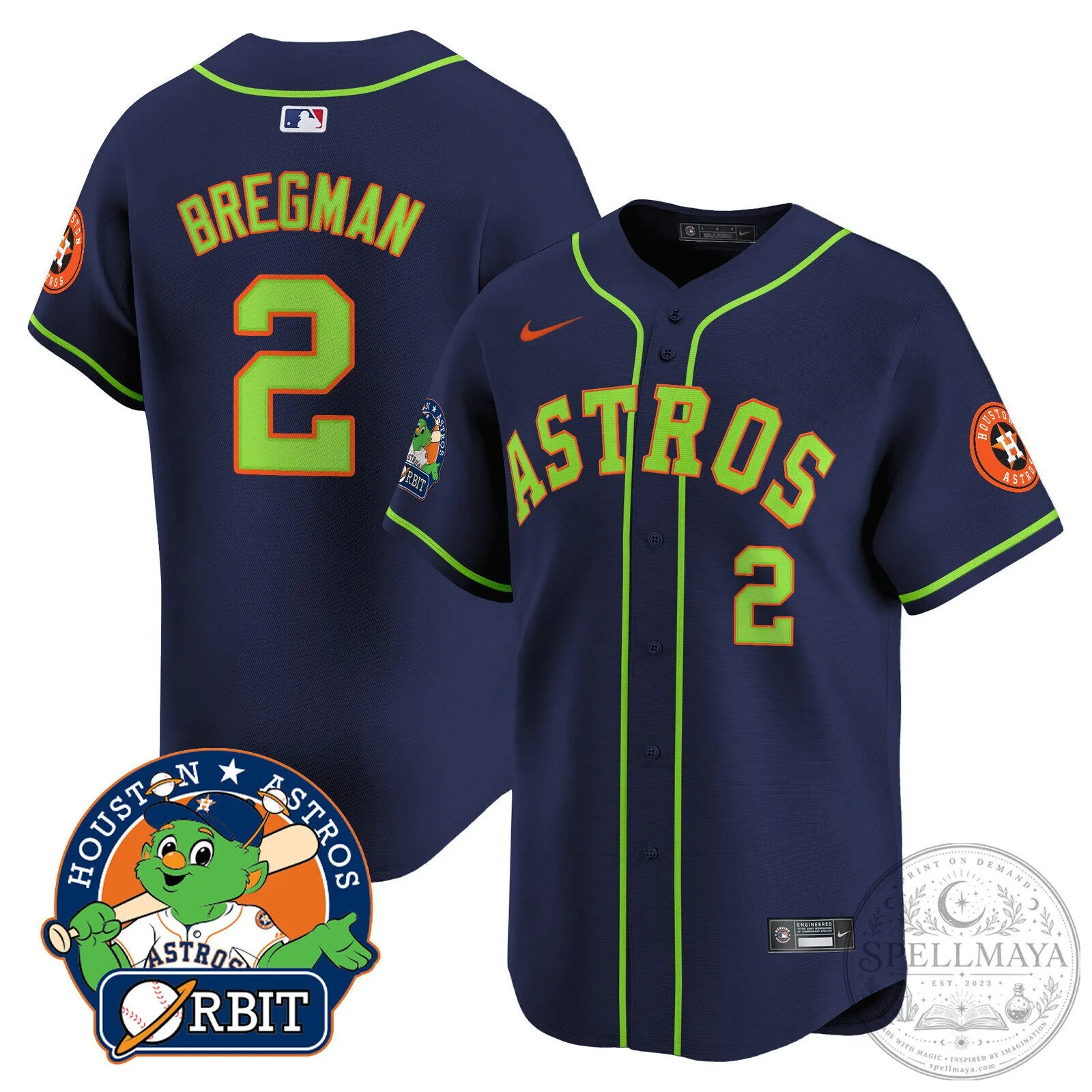 Houston Astros Jose Altuve Youth Green Replica Baseball Jersey 70 Houston Astros Jose Altuve Youth Green Replica Baseball Jersey