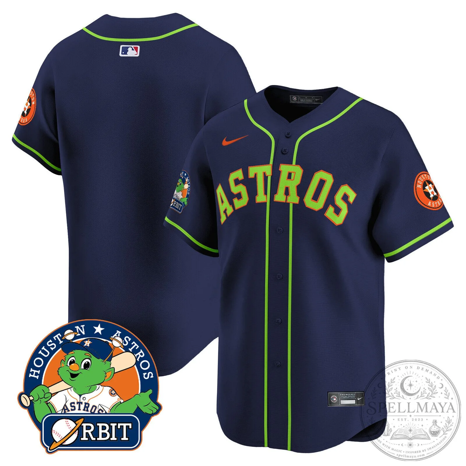 Houston Astros Jose Altuve Youth Green Replica Baseball Jersey 75 Houston Astros Jose Altuve Youth Green Replica Baseball Jersey