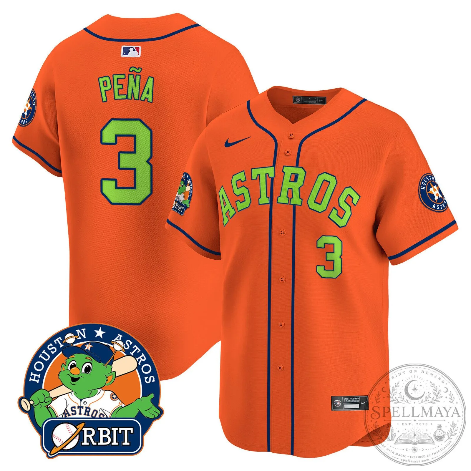 Houston Astros Jose Altuve Youth Green Replica Baseball Jersey 77 Houston Astros Jose Altuve Youth Green Replica Baseball Jersey