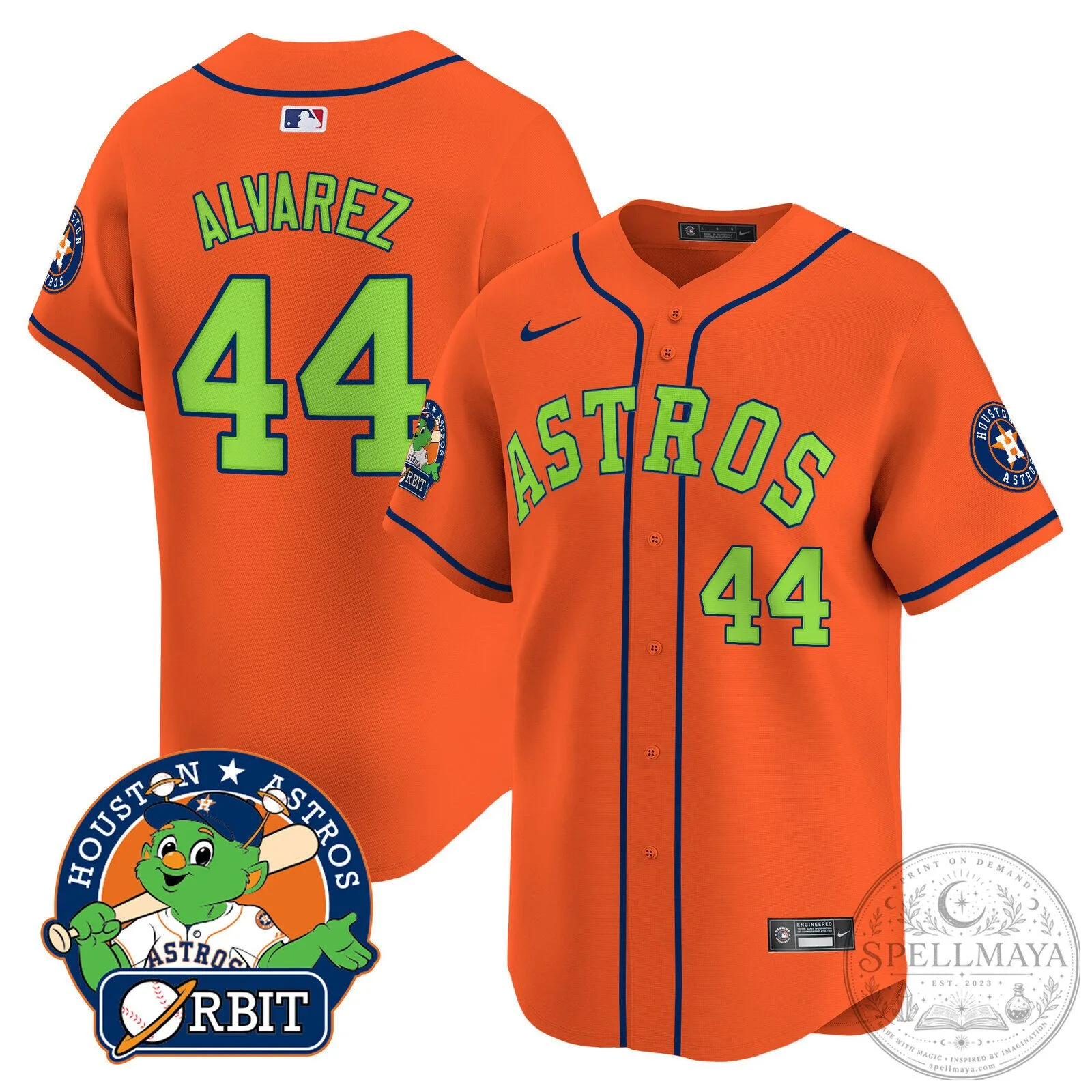 Houston Astros Jose Altuve Youth Green Replica Baseball Jersey 80 Houston Astros Jose Altuve Youth Green Replica Baseball Jersey