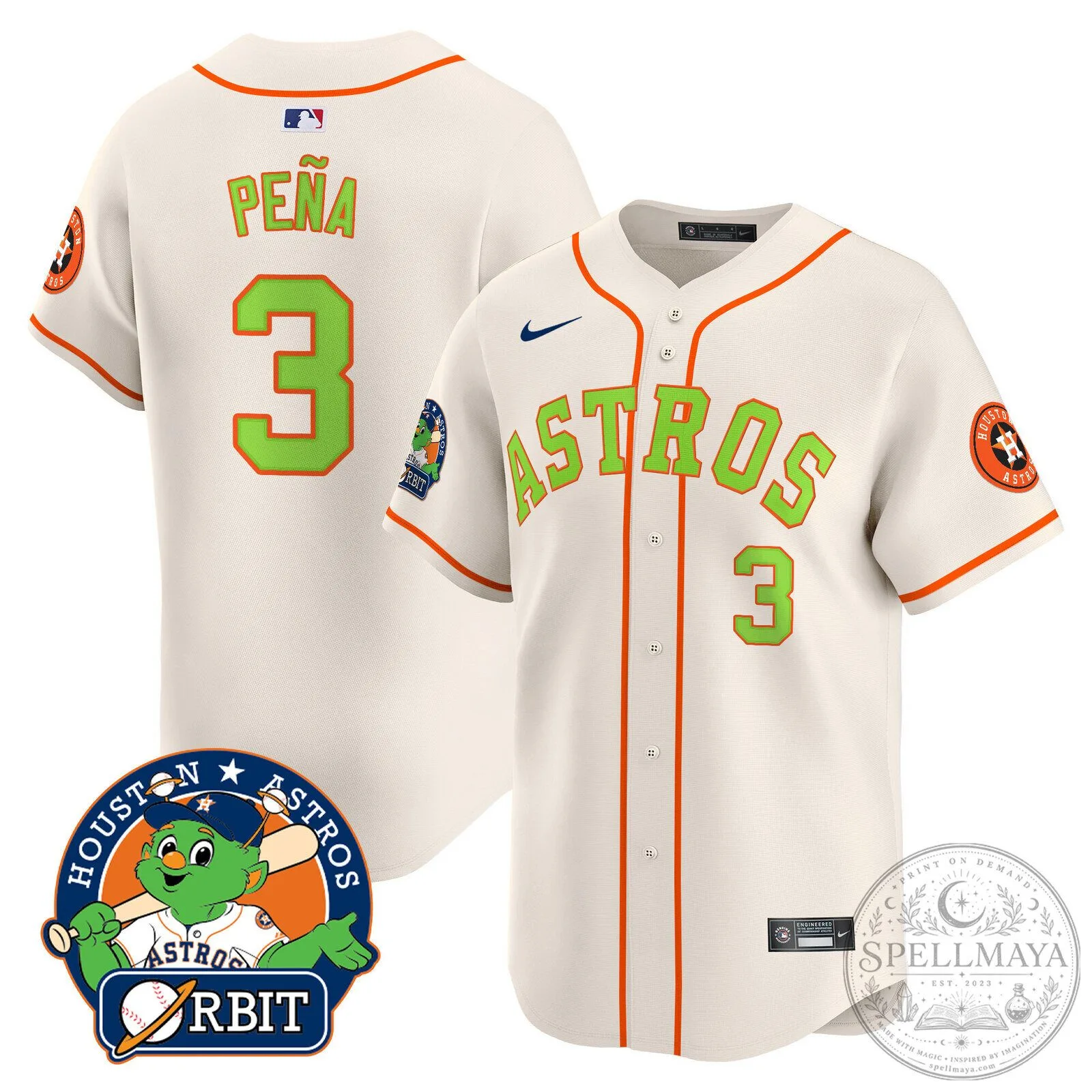Houston Astros Jose Altuve Youth Green Replica Baseball Jersey 86 Houston Astros Jose Altuve Youth Green Replica Baseball Jersey