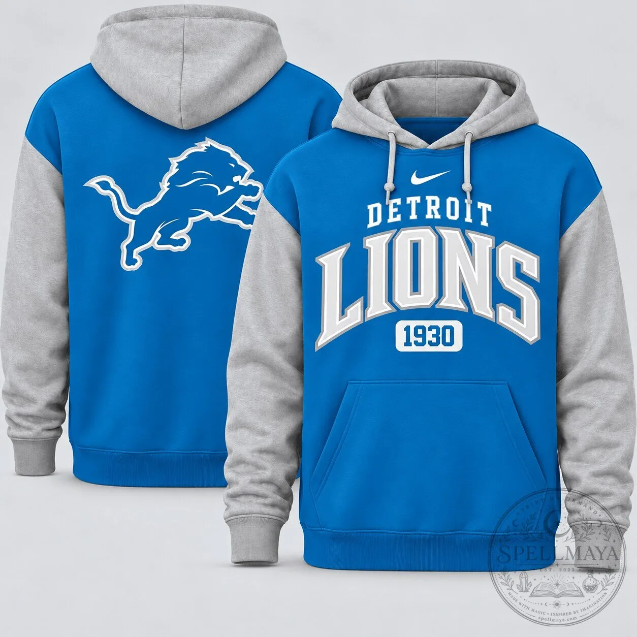 Detroit Lions Established Year NFL Team Spirit Hoodie