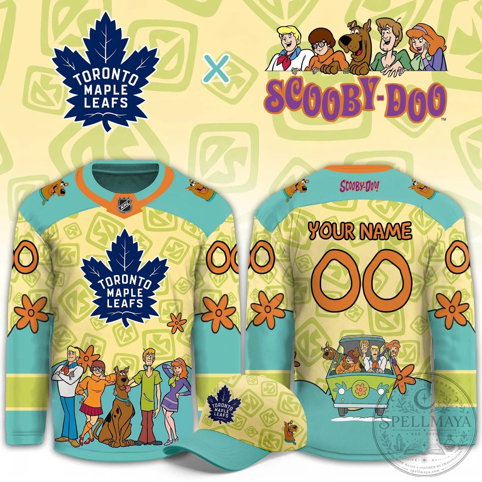 Toronto Maple Leafs Scooby-Doo Night Limited Edition Custom Hockey Jersey