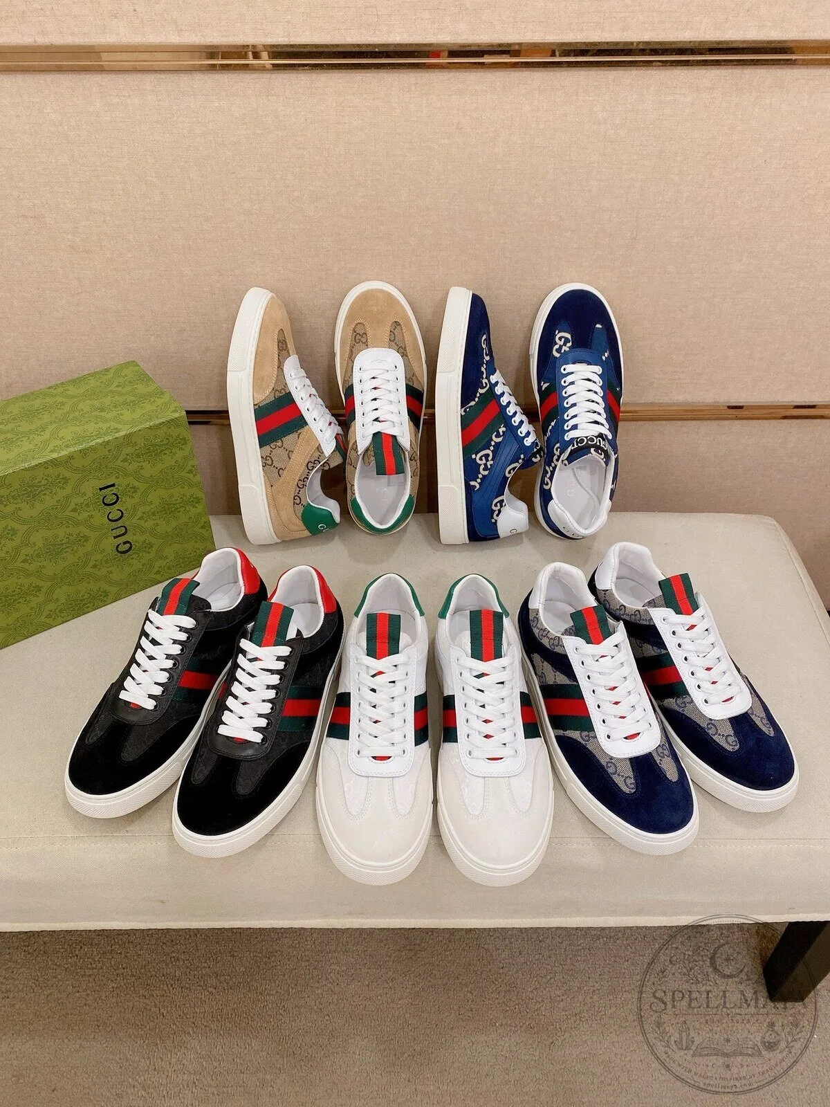 Gucci Black Monogram Stripe Fashion Sneaker Shoes for Men and Women 15 Gucci Black Monogram Stripe Fashion Sneaker Shoes for Men and Women