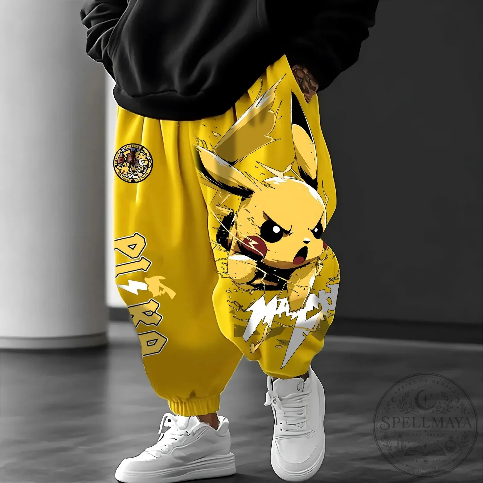 Pikachu Pokémon Anime Streetwear Jogger Pants for Men and Women