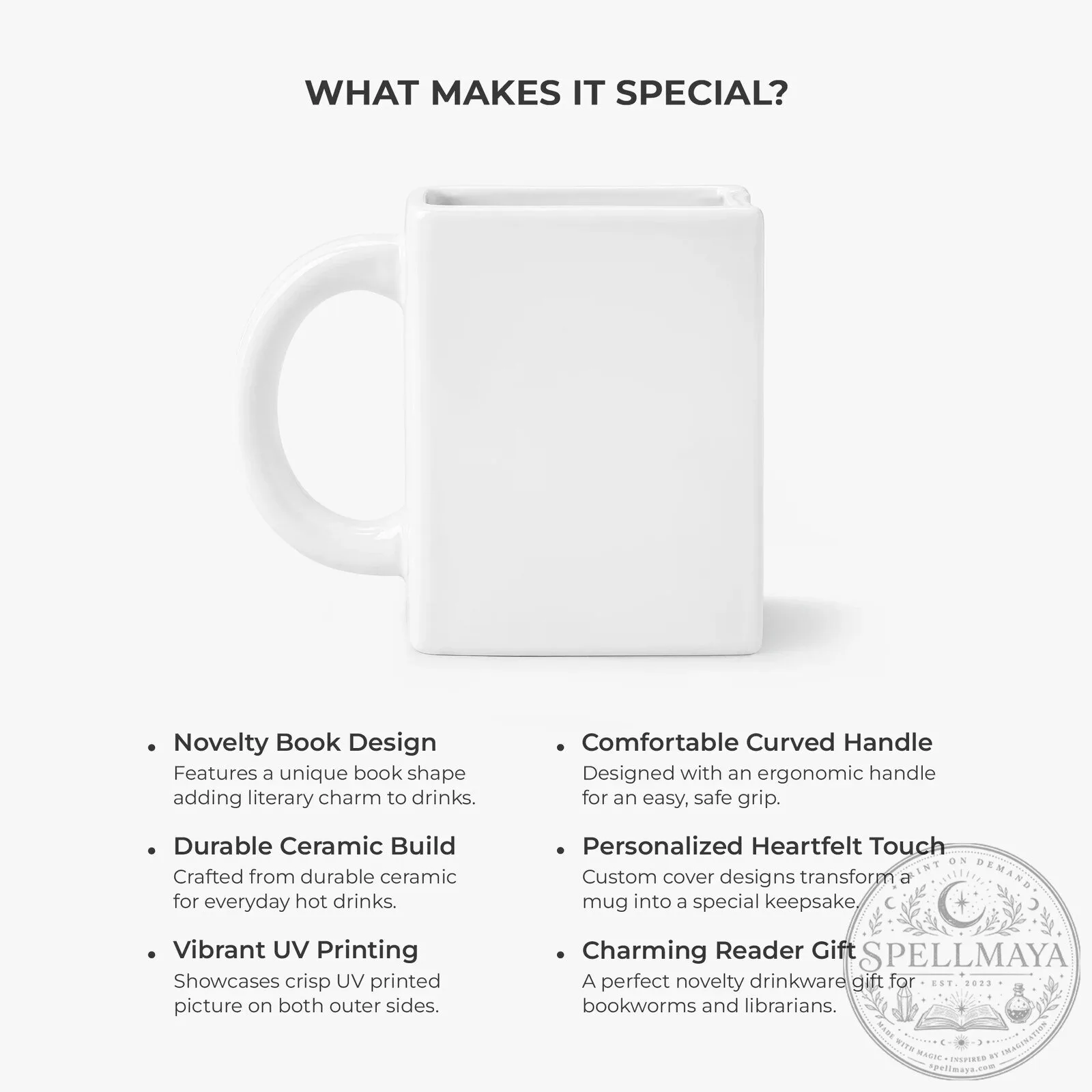 Personalized Book Lover Mug - Books Are My Therapy Reading Girl Coffee Cup 13 Personalized Book Lover Mug - Books Are My Therapy Reading Girl Coffee Cup
