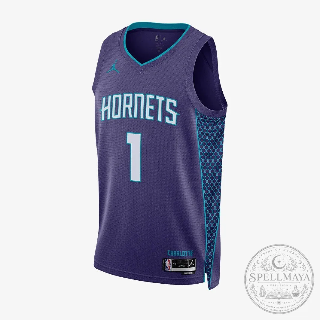 LaMelo Ball Charlotte Hornets Statement Edition Purple Basketball Jersey