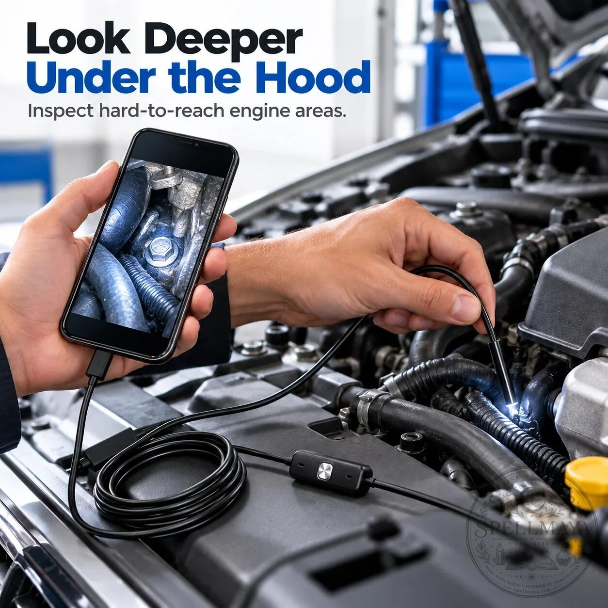 High Resolution Waterproof Endoscope Camera for Pipe Inspection and Repair 12 High Resolution Waterproof Endoscope Camera for Pipe Inspection and Repair