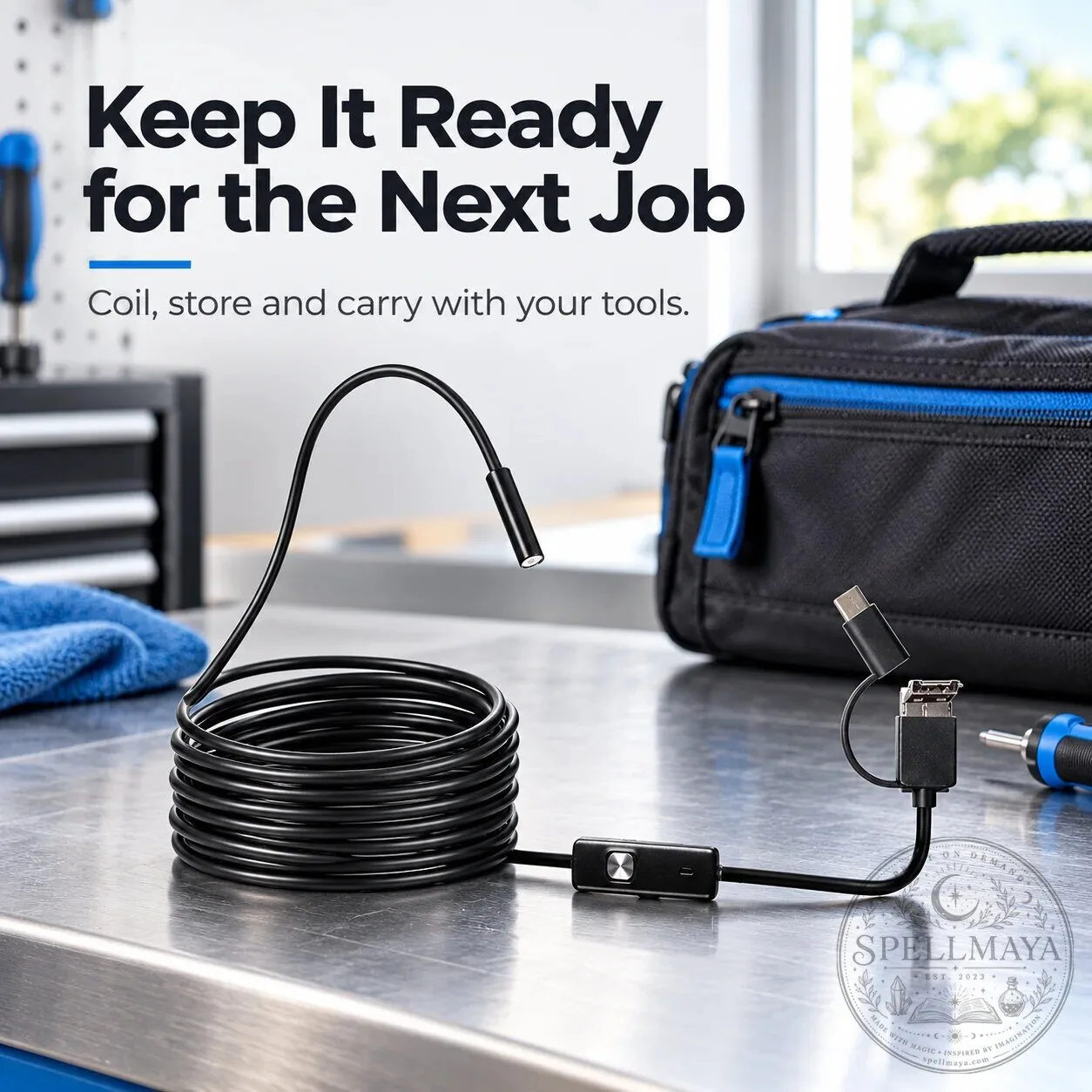 High Resolution Waterproof Endoscope Camera for Pipe Inspection and Repair 13 High Resolution Waterproof Endoscope Camera for Pipe Inspection and Repair